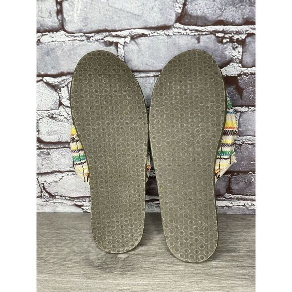 Sanuk You Got My Back Canvas Slip On Multicolor Mules Womens sz 10M US/41EU - Picture 7 of 16